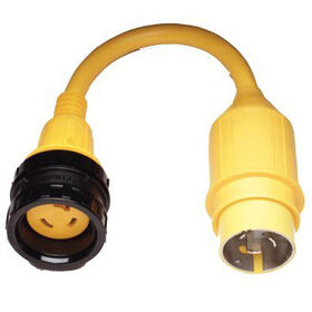 Marinco Pigtail Adapter, 30A 125V / 50A 125V