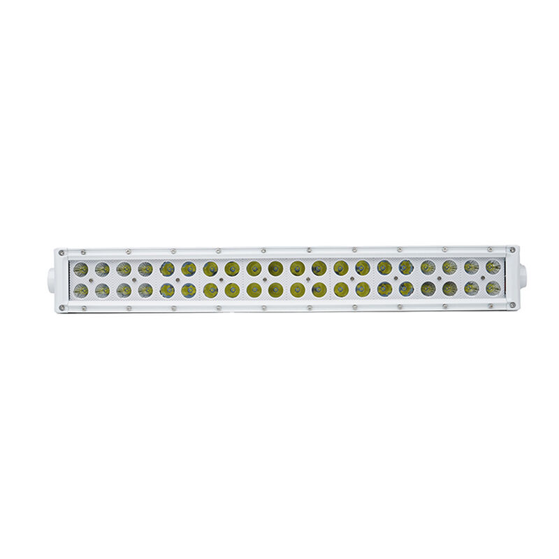 New - 20inch Marine Grade Dual Row Straight Light Bar with 120-Watt 40 x 3W High Intensity CREE LEDs image number 3