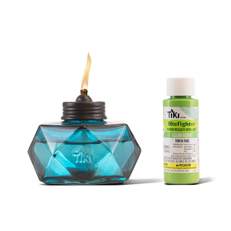 Tiki Brand Table Torch & BiteFighter Clean Burn Torch Fuel Kit