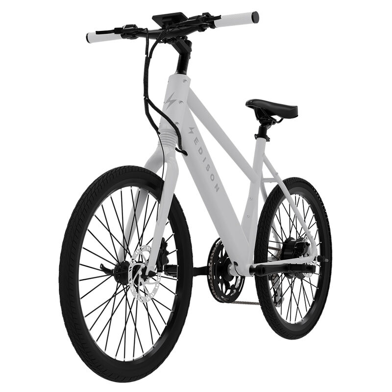 Edison The White Mid-Step Electric Bike image number 2
