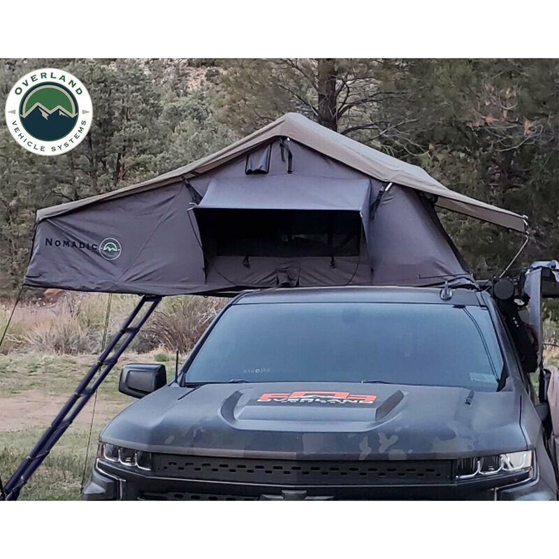 Overland Vehicle Systems Nomadic 4 Extended Rooftop Tent with Annex image number 1