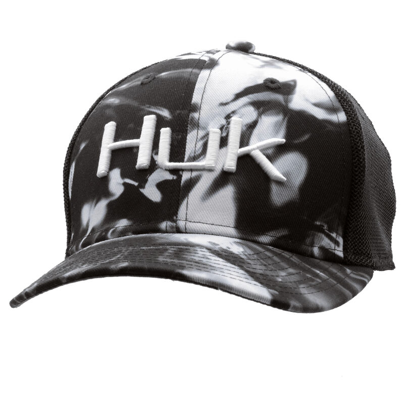 HUK Men’s Camo Stretch Trucker Cap image number 2