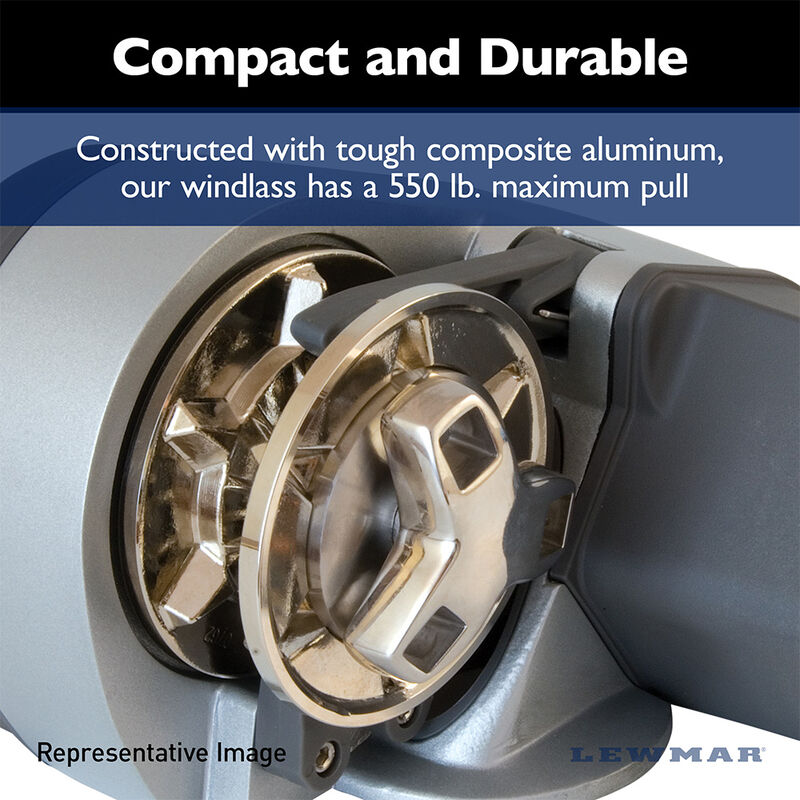 Lewmar Pro Sport 550 12V, 1/4" Gypsy image number 8