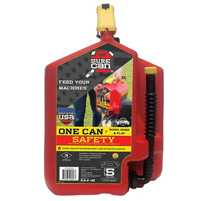 SureCan 5-Gallon Gasoline Type II Safety Can image number 2