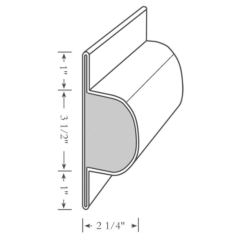 Dock Bumper (Large 5-1/2"W x 2-1/4"D) White 3' image number 4