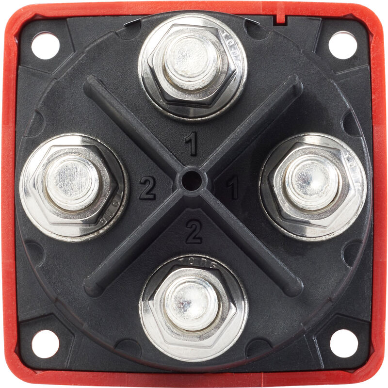 Blue Sea m-Series Mini Dual Circuit Plus Battery Switch - Red image number 2