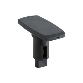 Attwood LightArmor Rectangular Black Composite Plug-In Base
