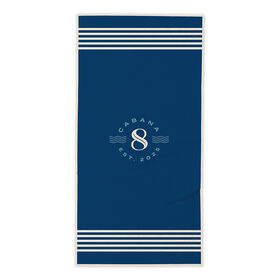 Cabana 8 Quick Dry Towel, Dark Blue