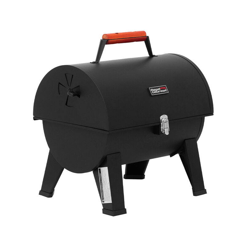 Royal Gourmet Portable Charcoal Grill with 2-Side Cooking Area image number 12