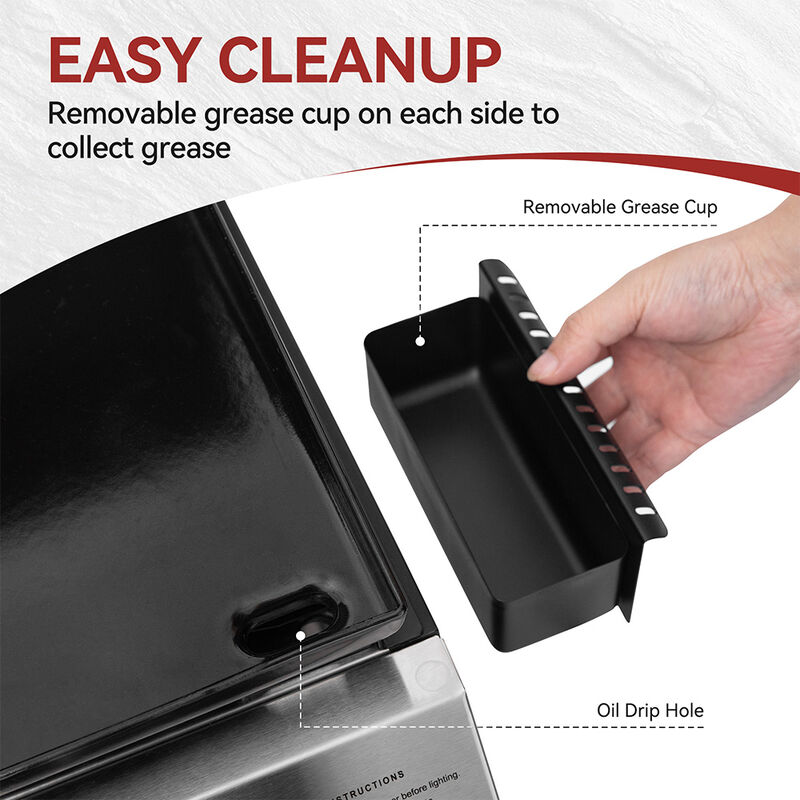 Royal Gourmet 3-in-1 Portable Gas Griddle image number 11