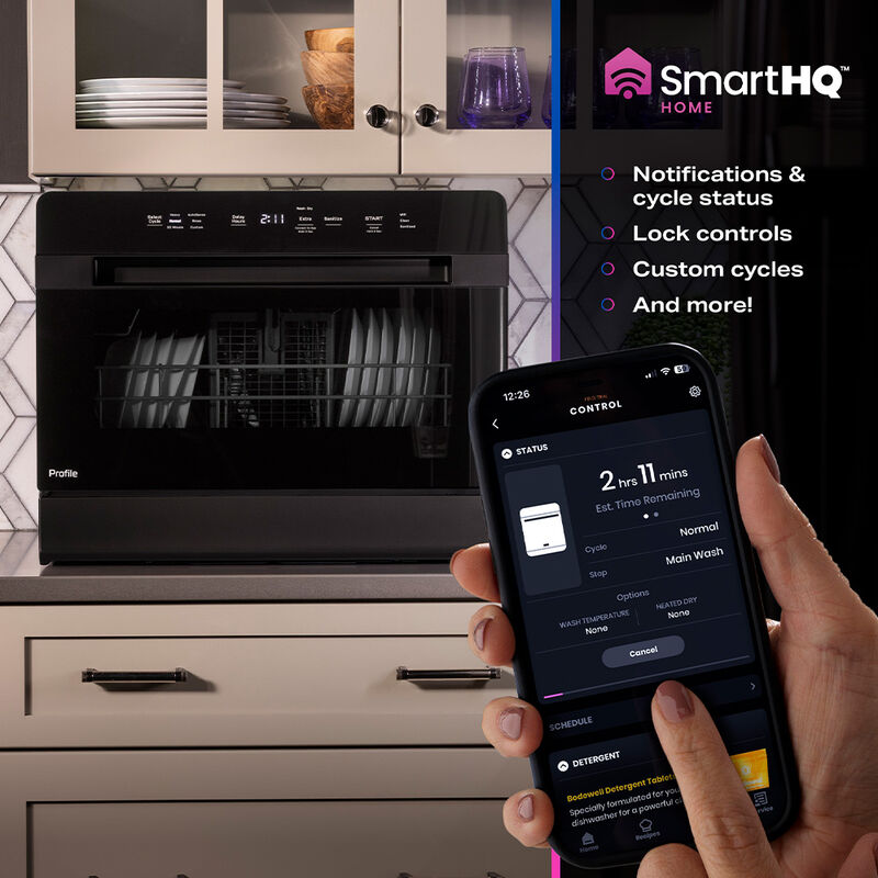 GE Profile Smart Compact Dishwasher ENERGY STAR Countertop or Built-In image number 6