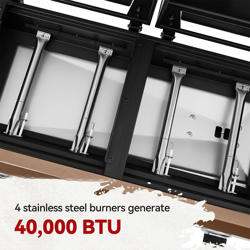 ROYAL GOURMET CORP 4-Burner Grill Combo image number 9