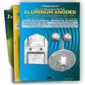 Martyr Anode Kit For Mercruiser Alpha Generation I, Zinc