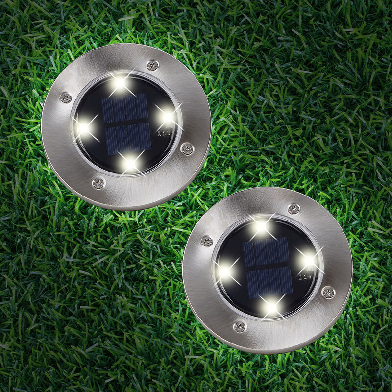 Brookstone Solar Powered Disk Lights image number 3