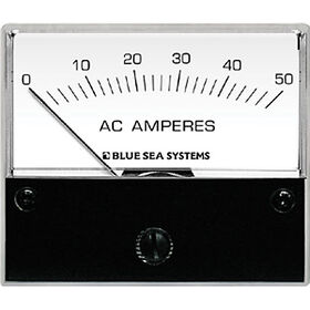 Blue Sea AC Analog Ammeter + Transformer, 0-50A