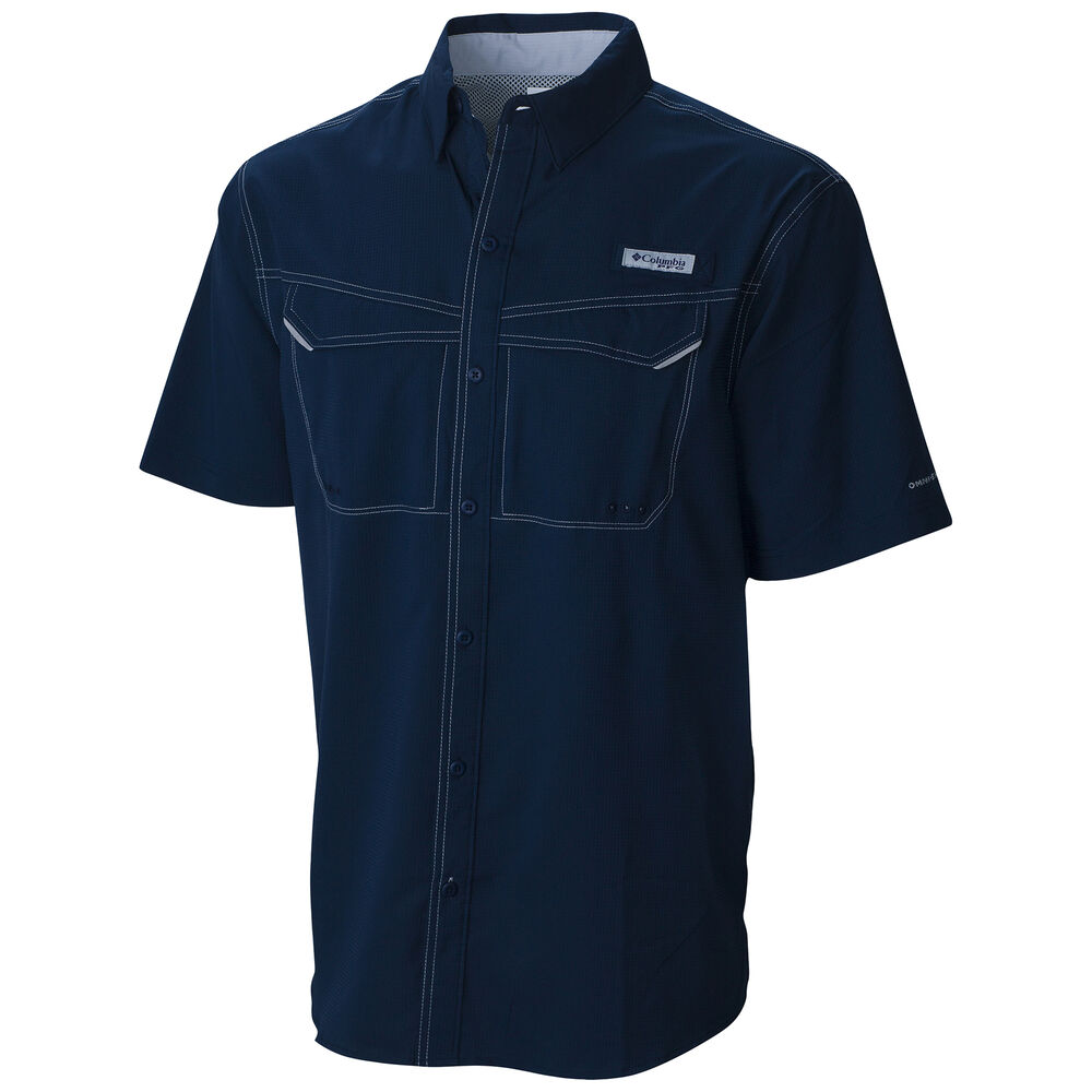Columbia Men S Low Drag Offshore Pfg Short Sleeve Fishing Shirt Overton S