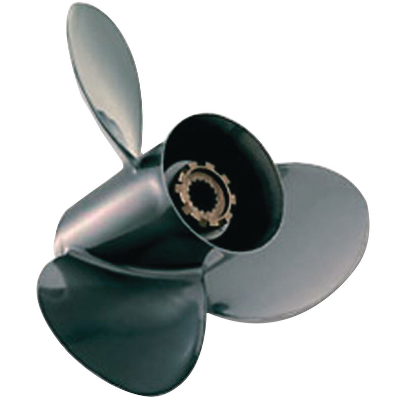 Quicksilver Black Diamond 3-Blade Prop w/Hub / Aluminum, 8.9 dia x 7.5, RH