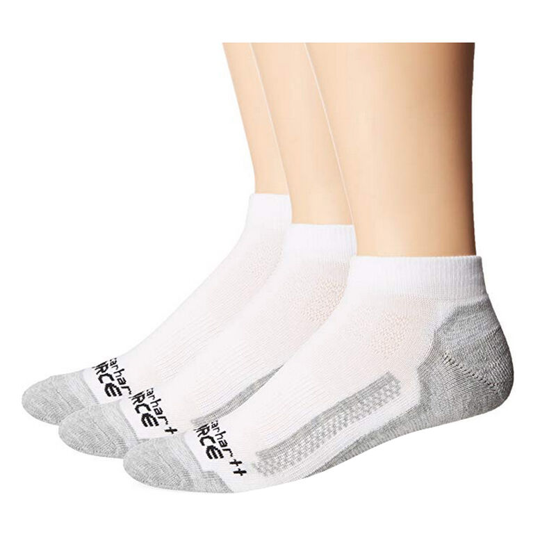 Carhartt Men's Low Cut Force Work Socks- 3 Pack image number 4