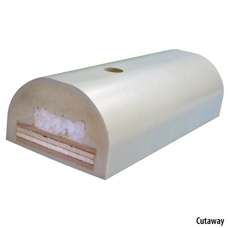 Dockmate Small "D" Profile Dock Cushion End Caps, pair image number 3