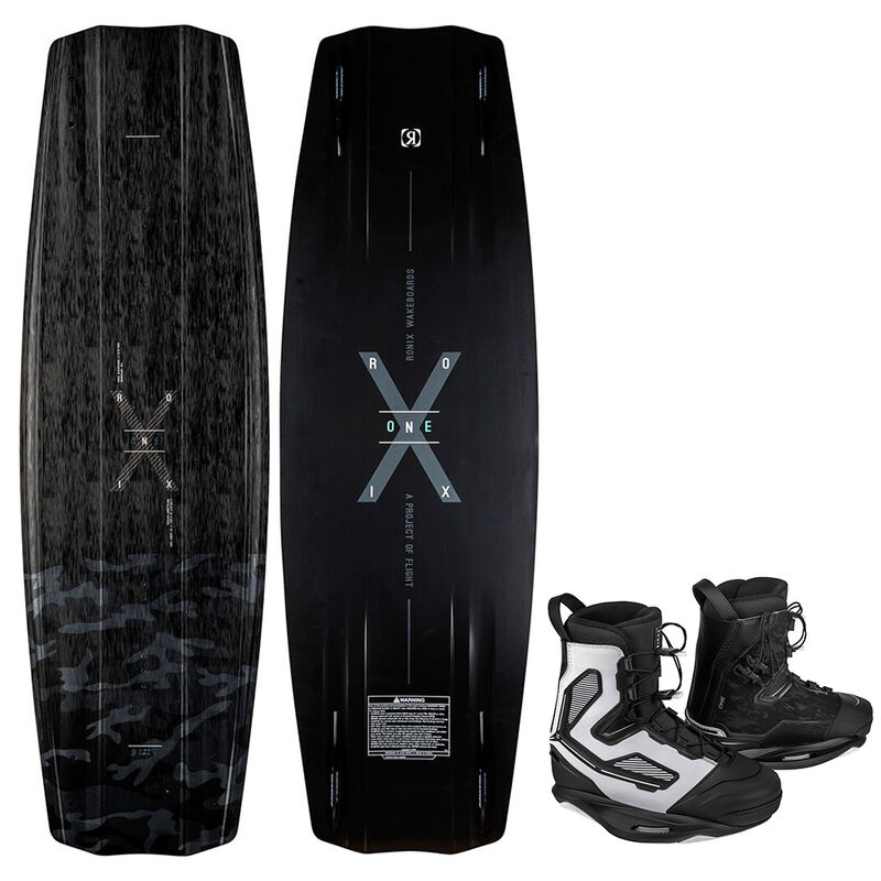 Ronix One Timebomb Wakeboard with One Bindings image number 1