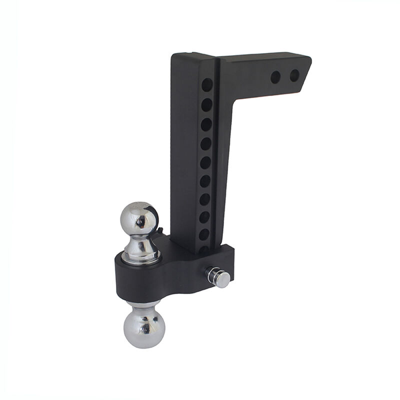 Trailer Valet Blackout Series 10,000 lbs Adjustable Drop Hitch with 2 inch and 2-5/16 inch Ball image number 1