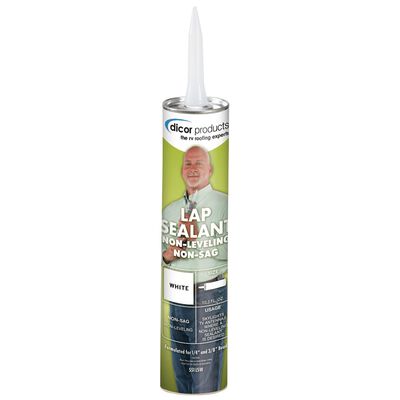 Dicor Non-Sag Lap Sealant - White