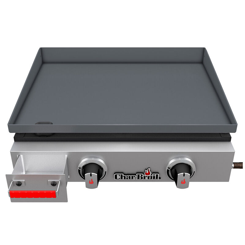 Charbroil 22" 2-Burner Tabletop Gas Griddle with Cover and Adapter image number 4