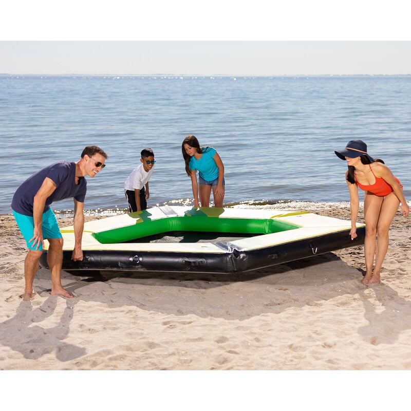 Aqua Lily Inflatable Dock, 12' x 10' x 8" Thick image number 5