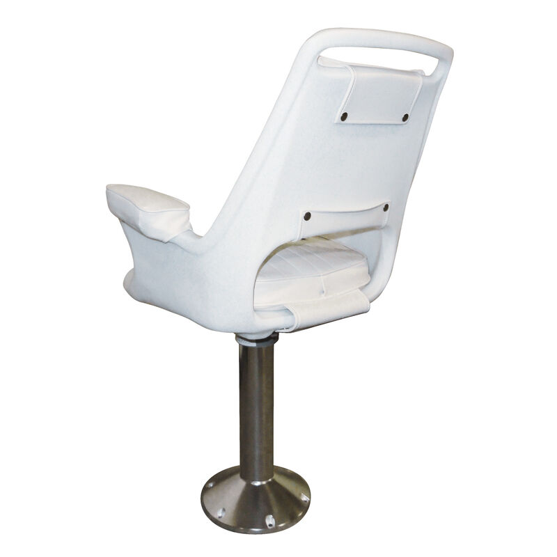 Wise Offshore Extra-Wide Captain's Chair with Pedestal image number 2