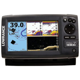 Lowrance Elite-7 CHIRP Fishfinder/Chartplotter, 83/200/455/800 kHz