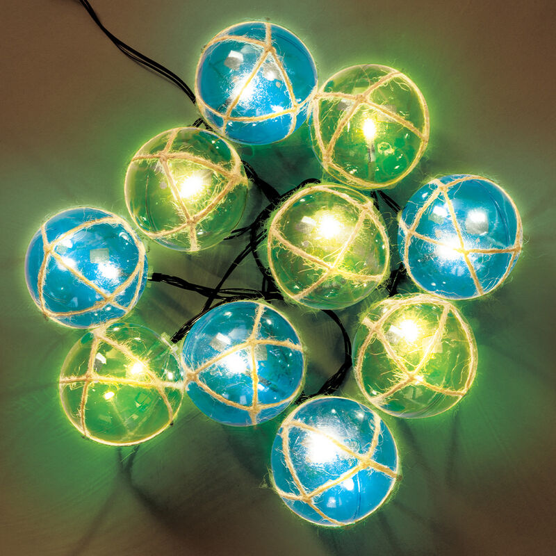 Colorways 10' Green and Blue Nautical LED String Light image number 2