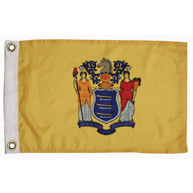 New Jersey State Flag, 12" x 18"
