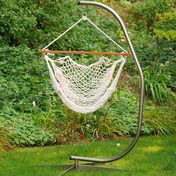 Hanging Cotton Rope Chair, White