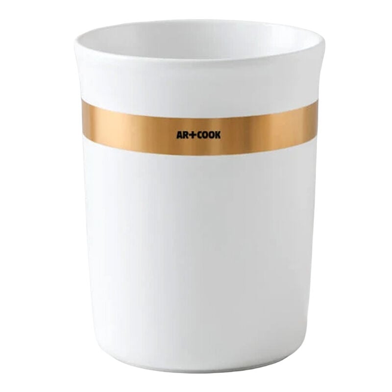 Art and Cook Ceramic White Utensil Crock