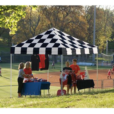10X10 Pro Series Pop-Up Canopy - Checkered Flag