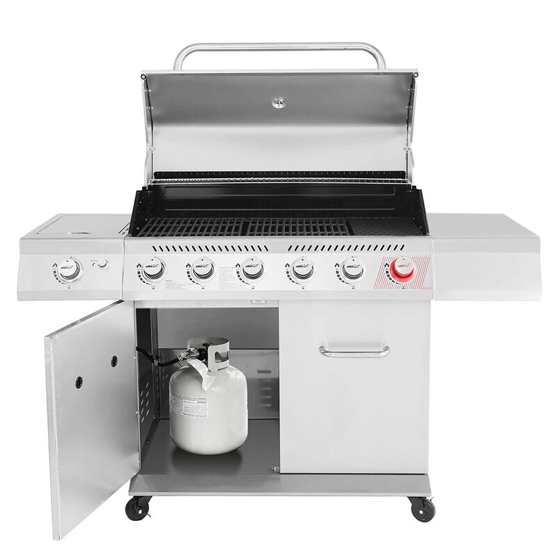 Royal Gourmet GA Series 6-Burner Gas Grill with Sear Burner and Side Burner image number 9