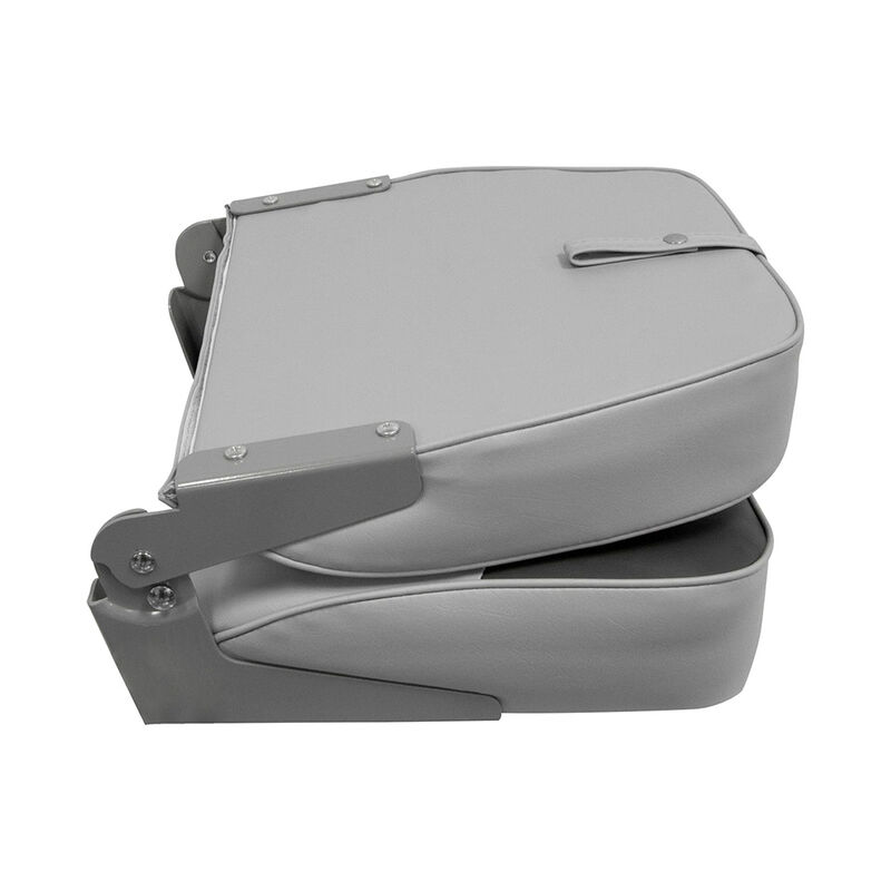 Wise Low Back Fishing Seat - Grey/Charcoal image number 4