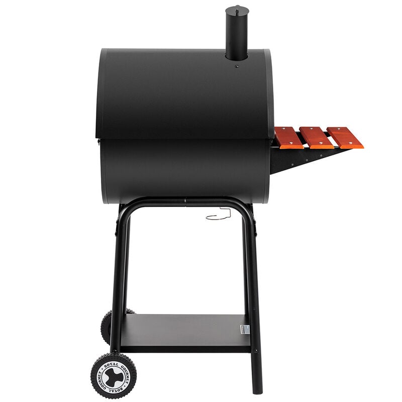 Royal Gourmet 24in Charcoal Grill w/ Wood Shelves - CC2024 image number 7