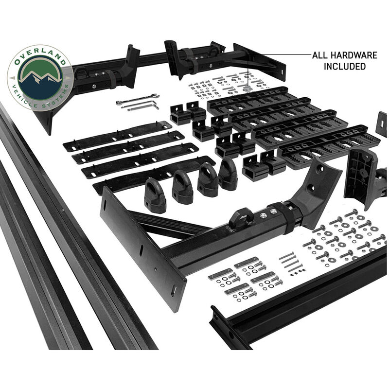 Overland Vehicle Systems Freedom Rack with Crossbars and 6.5' Side Support Bars image number 3