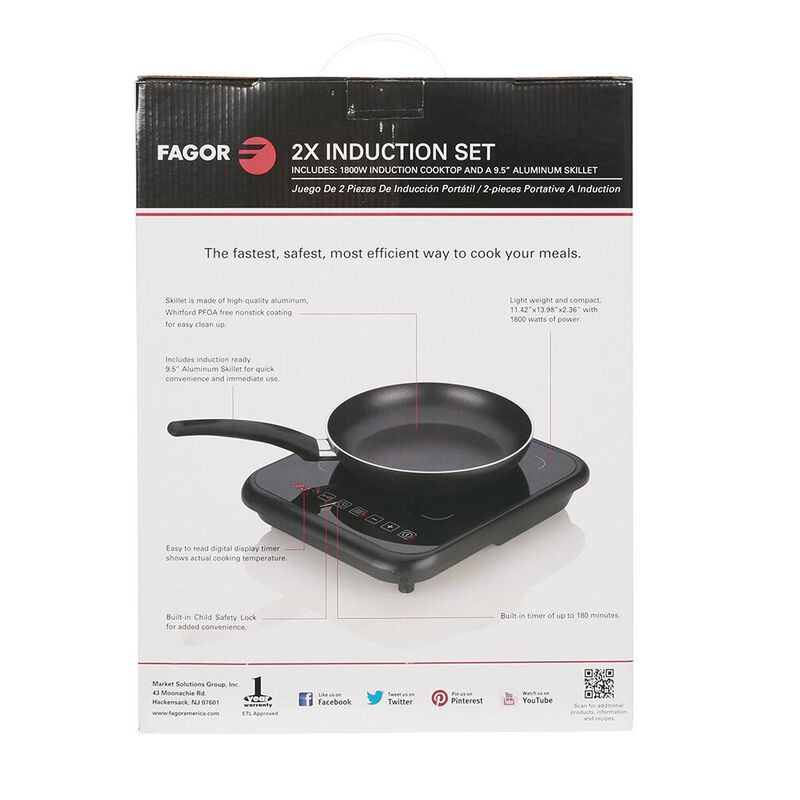 2x Induction Cooktop with Skillet image number 9
