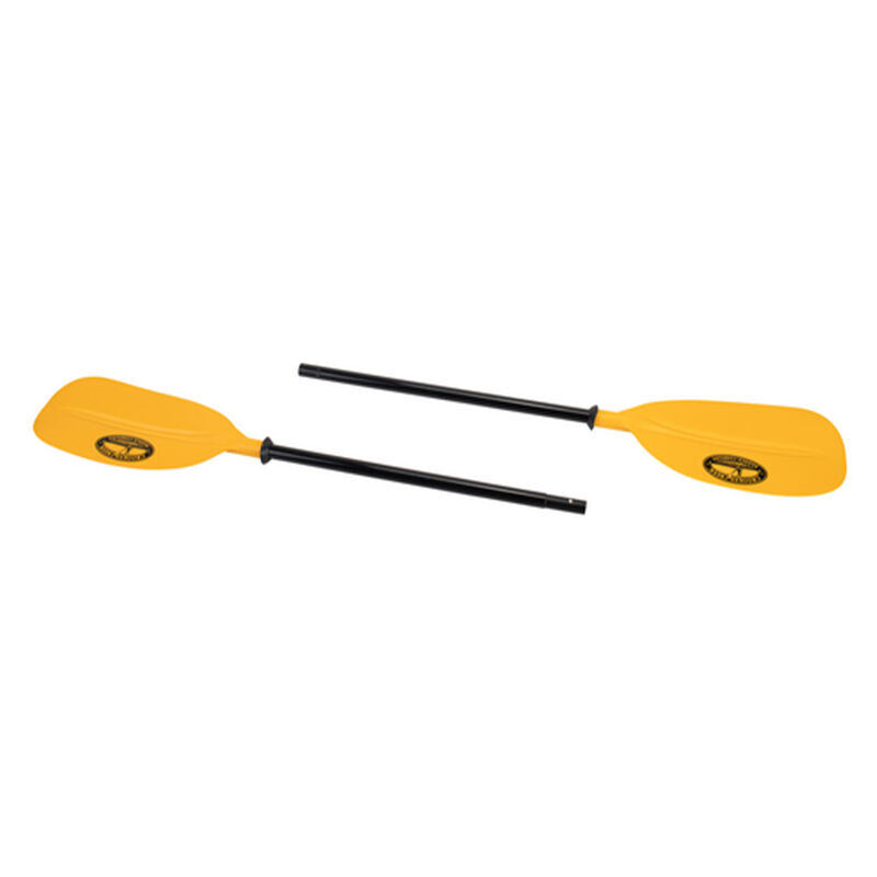 Crooked Creek Symmetrical Kayak Paddle in bright yellow image number 2