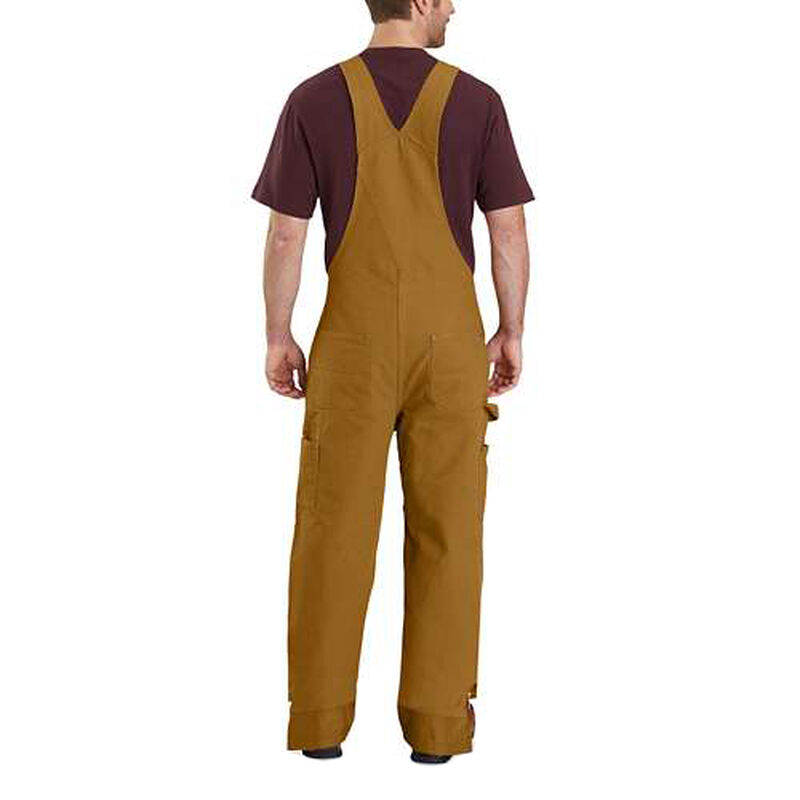 Carhartt Men's Quilt Lined Duck Bib Overalls image number 4