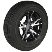 Goodyear Endurance ST215/75 R 14 Radial Trailer Tire, 5-Lug Aluminum T07 Black R
