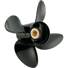 Solas 4-Blade Propeller, Pressed Rubber Hub / Aluminum, 12.8 dia x 17 pitch, RH