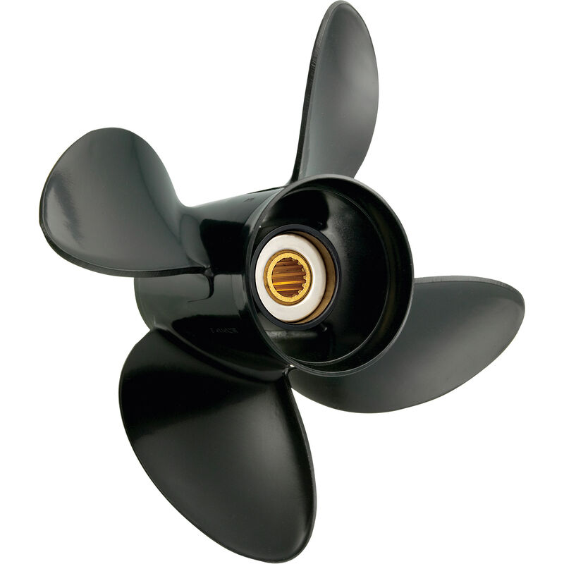Solas 4-Blade Propeller, Pressed Rubber Hub / Aluminum, 12.8 dia x 17 pitch, RH image number 1
