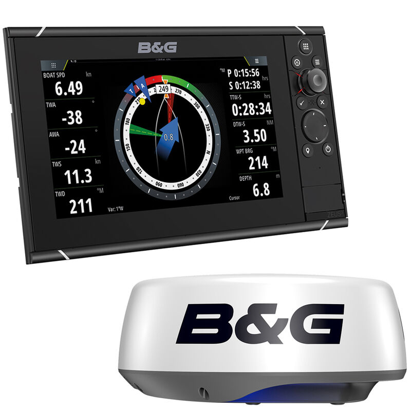 B&G Zeus3S 12 - 12" MFD Bundle w/HALO20+ Radar image number 1