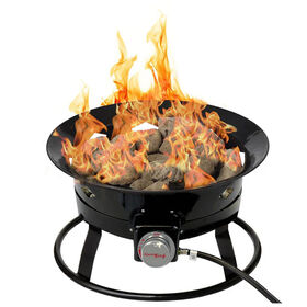 Flame King 19" Outdoor Portable Propane Gas Fire Pit Bowl