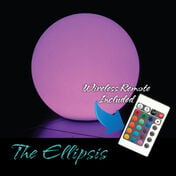 &quot;The Ellipsis" LED Illuminated Floating Ball