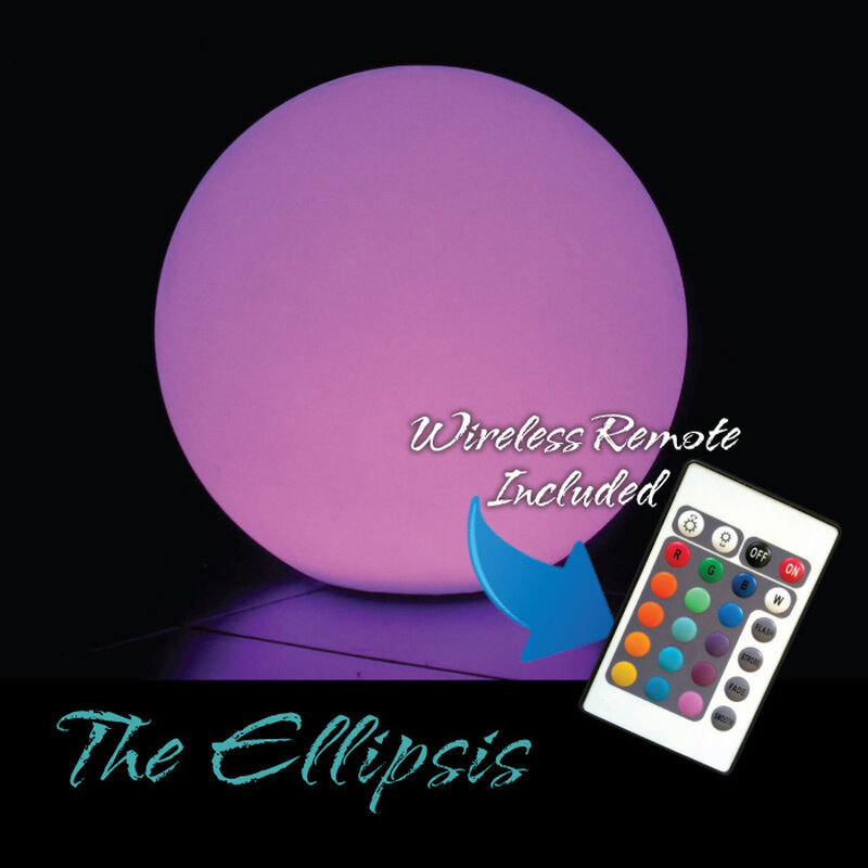 &quot;The Ellipsis" LED Illuminated Floating Ball image number 1