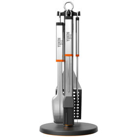 Yukon Glory Rotating Grill 5-Piece Tool Set with Stand